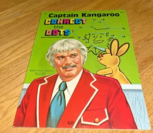 1977 CAPTAIN KANGAROO  CONNECT THE DOTS BOOK -New and Unused - Picture 1 of 11