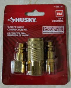 Husky 3 Piece Hose Connector Kit - Picture 1 of 1