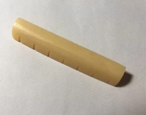 Aged High Density Camel Bone Nut 49mm for 7 String Electric Guitar Shape Tone - Bild 1 von 2