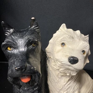 Vintage "Black & White" Scottie Dog Scotch Whiskey Advertising Bar Display - Picture 1 of 12