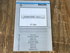 PHILIPS GEBRAUCHSANWEISUNG, PHILIPS OPERATING INSTRUCTIONS, PHILIPS FT564 - Bild 1 von 1