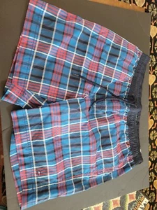 tommy hilfiger Nwt Plaid Swim Trunks Short Mallots Size XL - Picture 1 of 7