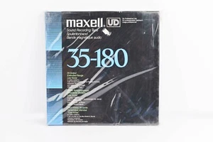 Brand New MAXELL UD 35-180 Pro Grade Reel To Reel Recording Tape FACTORY SEALED - Picture 1 of 3