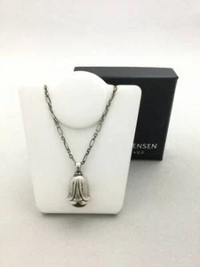 Georg Jensen 2007 Granat Halskette Anhänger Charm Silber 925 #845 - Bild 1 von 8