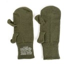 US Military Wool Trigger Finger Mitten Liners Cold Weather Wool Blend Gloves