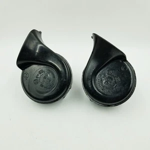 2 Vintage Stebel EMS Air Horns 876 Italy 73335/37 CH5040209 Hi Lo TESTED Horn - Picture 1 of 10
