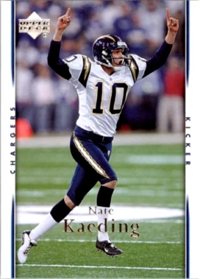 2007 Upper Deck Football #155 Nate Kaeding CHARGERS - Image 1 of 2