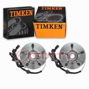 2 pc Timken Front Wheel Bearing Hub Assembly for 2001-2002 Ford Explorer vo