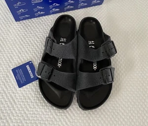 neu BIRKENSTOCK Arizona Exquisit Sandalen schwarz 41 schmal 10 - 10,5 Auslaufmodell - Bild 1 von 8