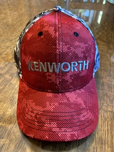 NWT KENWORTH CAMO trucking semi trucker cap hat A2 - Picture 1 of 3