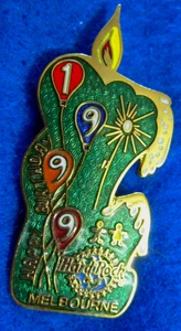 MELBOURNE 1999 HAPPY BIRTHDAY GRÜNE KERZE & BALLONS Hard Rock Cafe PIN - Bild 1 von 1