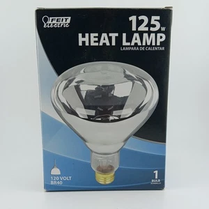 Feit Electric BR40 Heat Lamp lightbulb, 125W, 120V, - Picture 1 of 5
