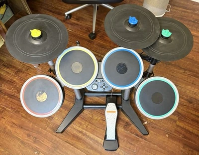 Rock Band 4 PS4 Drums W/ Cymbals Tested 051-064 Bass Pedal PlayStation 4 PDP - Image 1 of 4