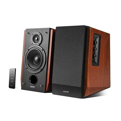 EDIFIER R1700BT Studio Braun 2.0 BT Soundsystem Bluetooth Lautsprecher Holz - Bild 1 von 4