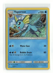 VAPOREON 18/68 HIDDEN FATES HOLO RARE POKEMON TCG NM - Picture 1 of 2
