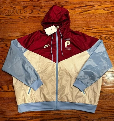 Nike MLB Philadelphia Phillies Cooperstown Windrunner Jacket Men’s Size 3XL NWT - Image 1 of 4