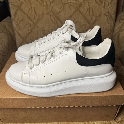Alexander Mcqueen Oversized Trainers, Size 40, White & Black, Used - Image 1 of 4