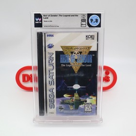 Sega Saturn HEIR OF ZENDOR: LEGEND & THE LAND - WATA GRADED 9.8 A++! NEW Sealed!