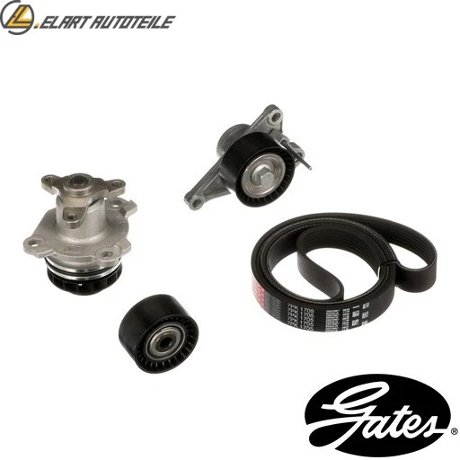 WATER PUMP + V-RIBBED BELT KIT KP17PK1705 FOR RENAULT KOLEOS MEGANE/III/CC   - Image 1 of 4