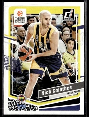 L51,874- 2023-24 Donruss Optic EuroLeague Press Proof Purple #74 Nick Calathes - Image 1 of 2