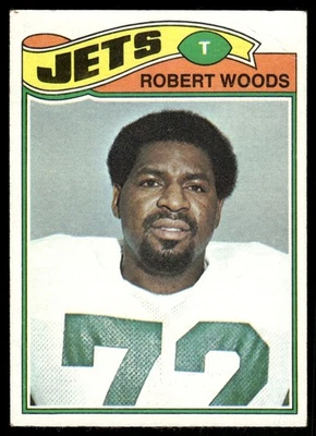 1977 Topps Robert Woods Rookie New York Jets #469 - Image 1 of 2