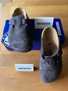 Birkenstock Boston Veloursleder Mocca Gr. 38 normal NEU - Bild 1 von 5