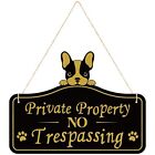 Private Property No Trespassing Sign 12 x 9 Inch No Trespassing Sign for House 