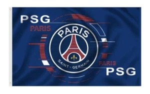 Paris Saint Germain PSG Football Soccer Blue 3x5 Indoor/Outdoor Flag - Picture 1 of 1