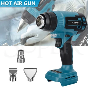 Cordless Heat Gun Hot Air Gun 500℃ 3 Nozzle For Makita 18V Battery Quick Heating - Picture 1 of 13
