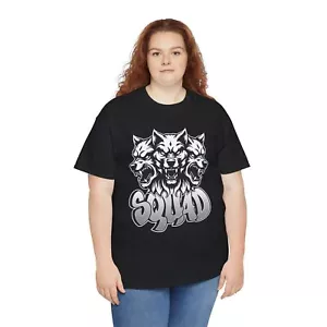 Wolf Trio Unisex T-Shirt, Pack of Wolves Tee, Three Wolves Shirt, Squad - Picture 1 of 8