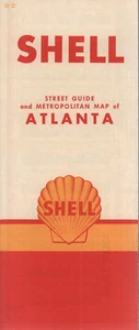 1960 Shell Road Map: Atlanta NOS - Picture 1 of 1