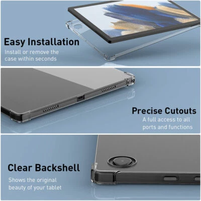 Funda Carcasa Transparente Antigolpes Para Samsung Galaxy Tab A 8.0"/A7 Lite 8.7" Nueva Foto 1 de 4