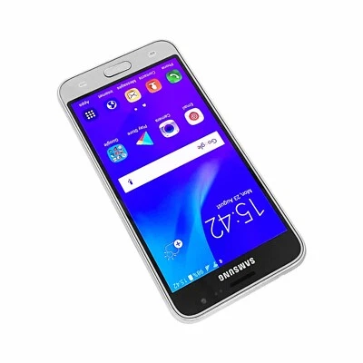 Samsung Galaxy J3 2016 J320FN Android Mobile Phone Unlocked 8GB White SIM Free - Image 1 of 4