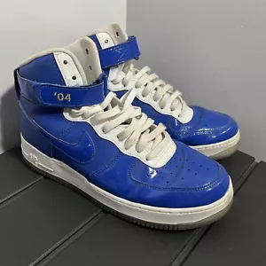 Nike Air Force 1 One Detroit Pistons Blue 2004 Finals Shoes Mens 10.5 CI9880-400 - Picture 1 of 9