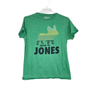 Jack Jones Men's Short Sleeve T-Shirt, Green, Size XS - Bild 1 von 6