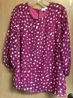 Ladies Pure-Owned Pink Blouse  Size 1X By Molly & Isadora