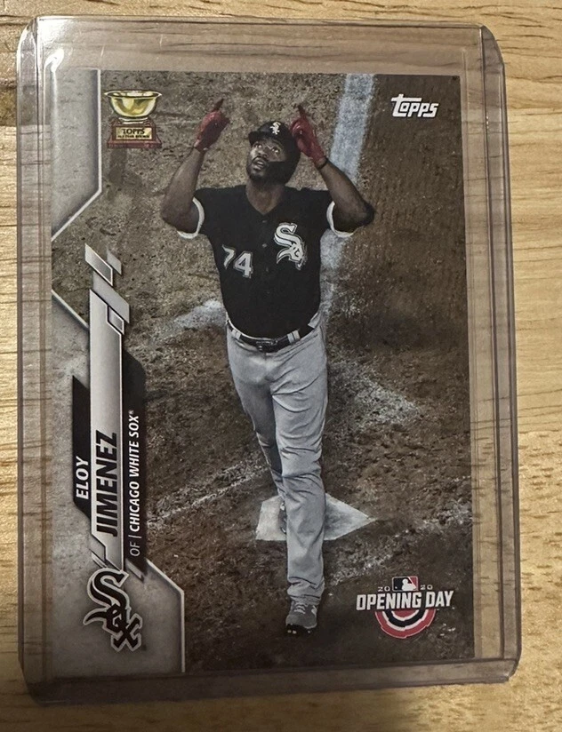 2020 Topps Opening Day Eloy Jimenez Photo Variation Rookie Cup SSP White Sox