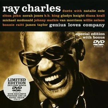 Genius Loves Company [Bonus Tracks & DVD] by Ray Charles (CD, Jan-2005, 2 Discs, Emi)