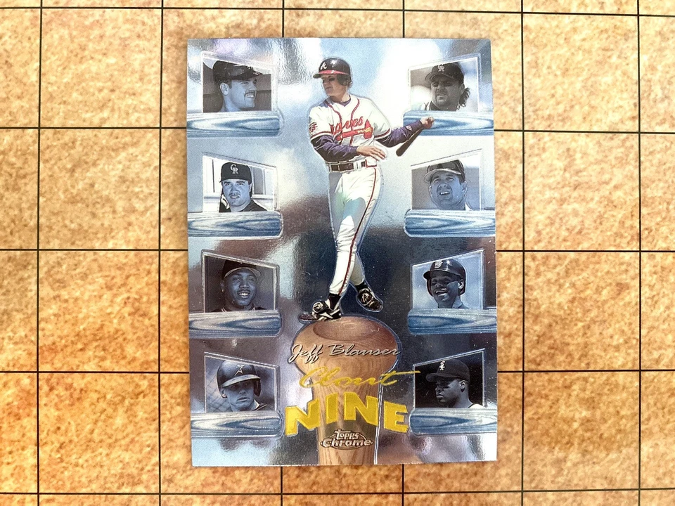 1998 Topps Chrome Clout Nine Baseball Card #C6 Jeff Blauser - Image 1 of 2