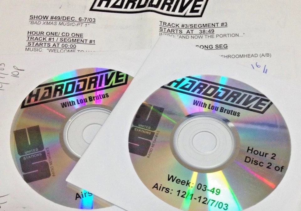 RADIO SHOW: HARDDRIVE 12/6/03 GUESTS: JET, STATIC-X, POD, PUDDLE OF MUDD; JIBE - Image 1 of 1