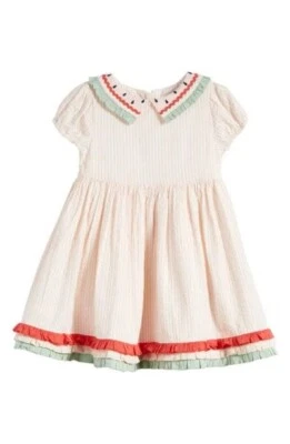 Mini Boden Seersucker Watermelon Dress NWT New 5-6 - Image 1 of 4
