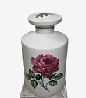 German Vanity Bottle Pink Rose Royal Porzellan Bavaria KPM W. Germany Vintage