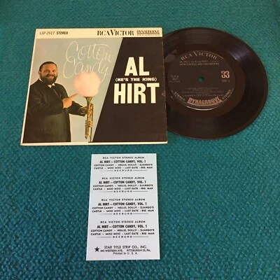 AL HIRT "Cotton Candy" VINYL jukekbox EP : RCA TLP-A 2917 @ Dixieland Jazz 1964 - Image 1 of 4