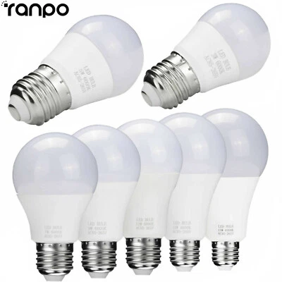 E27 LED Globe Bulbs Light 3W 5W 7W 9W 12W 15W 18W Cool/Warm White Bright Lamps - Image 1 of 4