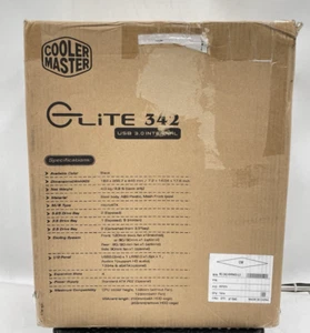 COOLER MASTER RC342KKR400U3 ELITE RC-342 BLACK CASE - Picture 1 of 4