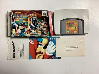 Magical Tetris Challenge- N64 Game and Case no  Manual TESTED w/ Reg Card - Image 1 of 4
