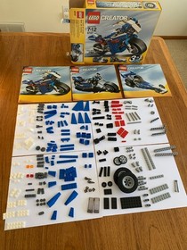 LEGO 6747 Creator 3 in 1, Race Rider. 100% Complete with Box & Manuals 2008