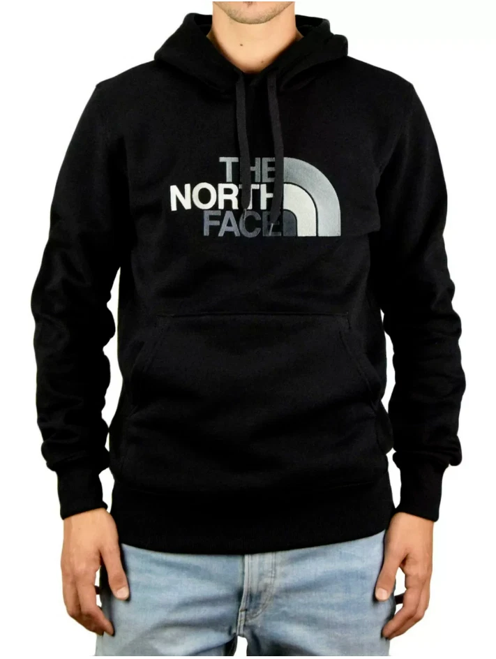 The North Face Drew Peak Hoodie Casual Pullover Fleece Black Small Medium S M - Image 1 of 1