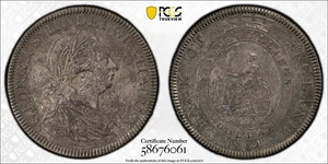 1804 GREAT BRITAIN Bank Dollar ( 5 Shillings ) Silver Coin Soho Mint PCGS XF-45 - Bild 1 von 4