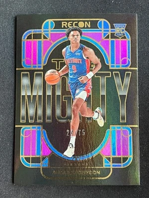 Ausar Thompson 2023-24 Panini Recon The Mighty /75 #1 - Image 1 of 2